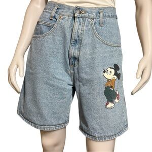 Johnny Jeans Women’s Vintage 90’s Mickey Mouse Denim Shorts Size L